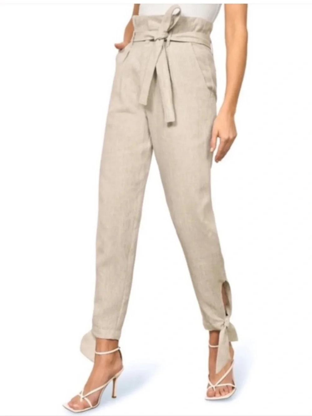 Reformation Norman High Waisted Linen Pants